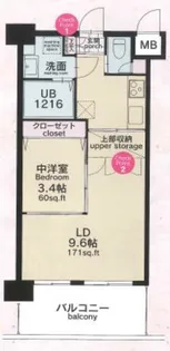 福岡県福岡市東区東浜1【マンション】の間取り