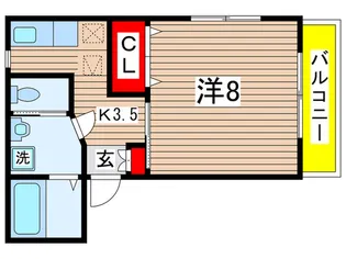 サンドエル東千葉【2階】の間取り