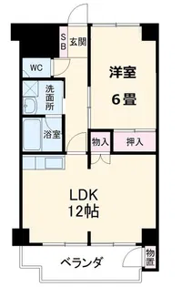 白河ハイツ【3階】の間取り