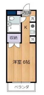 グリーンハイツ麻生【1階】の間取り