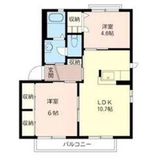 メゾン熊谷【1階】の間取り