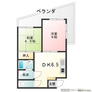 シェンドレ【5階】の間取り