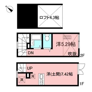 DOMAガレージハウスの間取り