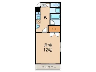 グロリアス堀田【1階】の間取り