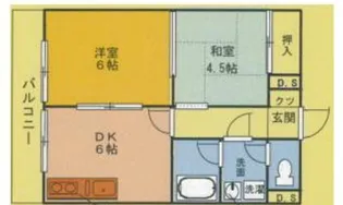 ハイツサガミ【3階】の間取り