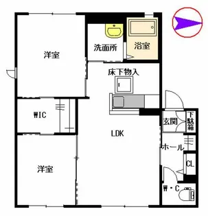 アヴァンセ B棟【1階】の間取り
