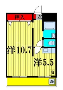 昭和コーポB棟【3階】の間取り