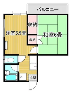 埼玉県戸田市上戸田4【アパート】の間取り