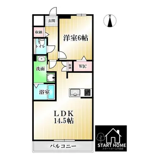 徳島県板野郡北島町鯛浜字かや【マンション】の間取り