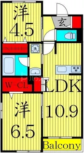 東京都江戸川区北小岩7【マンション】の間取り