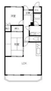 第三洋行ビル サンブルーメ【3階】の間取り
