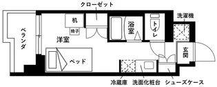 セレッソブローテ桜新町【6階】の間取り