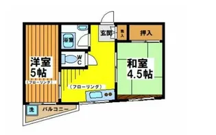 エランドール藤橋【3階】の間取り