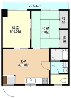タートルズビル【4階】の間取り