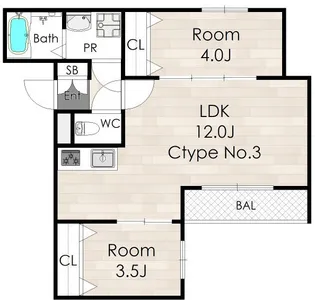 AVANTIO ASAKAYAMA(アバンティオ浅香山)【1階】の間取り