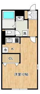 麻布ヴィラKY【2階】の間取り