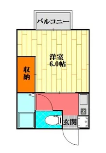 シャルマンハゴロモB棟【2階】の間取り