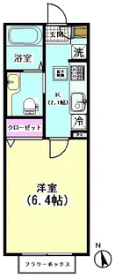 マリンロード多摩川【1階】の間取り