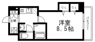 M’プラザ高井田【8階】の間取り