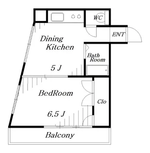 TKマンション【4階】の間取り