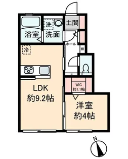 東京都武蔵野市吉祥寺北町1【アパート】の間取り