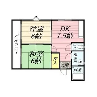 ピュアSEVEN【1階】の間取り