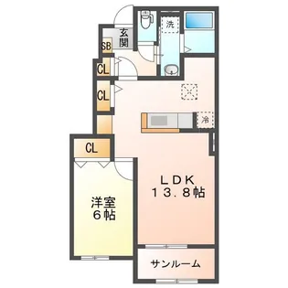 グランドスウェルA【1階】の間取り