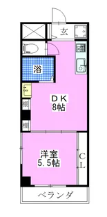 ロックグランデ【3階】の間取り