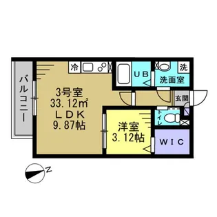 AJ八千代中央【2階】の間取り