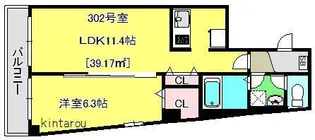 Rifmic Sorge【3階】の間取り