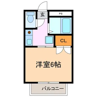 ニューボストン【1階】の間取り