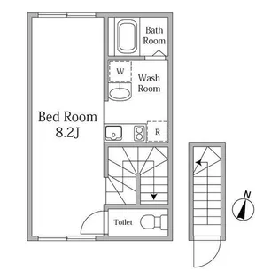 MQuarto瑞江I【2階】の間取り