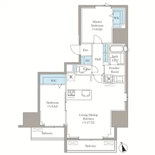 VISTA西早稲田【2階】の間取り