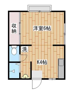 神奈川県横浜市緑区中山4【アパート】の間取り