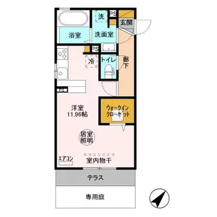 ヌーボイナリ金沢【2階】の間取り