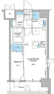 ルフォンプログレ西大井プレミア【7階】の間取り