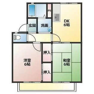 メゾニティ丸亀【2階】の間取り