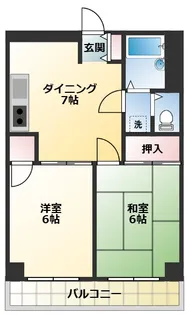 東京都府中市美好町2【マンション】の間取り