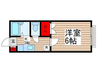 サマックスタカサゴ【1階】の間取り