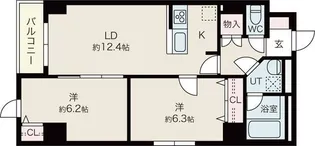 マハトゥール札幌【5階】の間取り