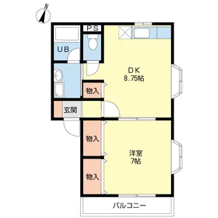 メゾン・エスペランス【2階】の間取り