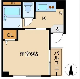 クリアベール【2階】の間取り