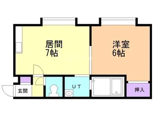 カーサ西野【2階】の間取り