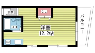 大阪府豊中市曽根西町3【マンション】の間取り