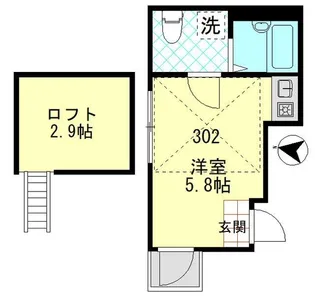 コンフォート北綾瀬【3階】の間取り