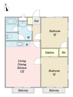 オーベルジュ【2階】の間取り