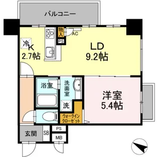 ハイムローゼVII【4階】の間取り