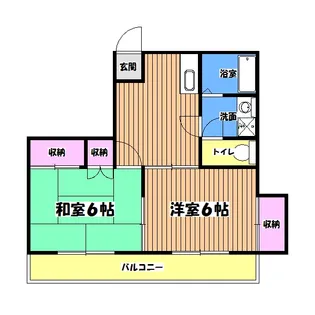 エミグラント【2階】の間取り