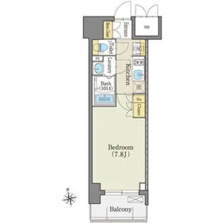 アデグランツ上前津【4階】の間取り