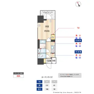 エスタート品川南大井【9階】の間取り